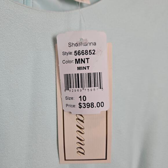 NWT Shoshanna Mint Green Sheath Dress Preppy Minimalist Garden Party Guest 10 - Picture 3 of 8